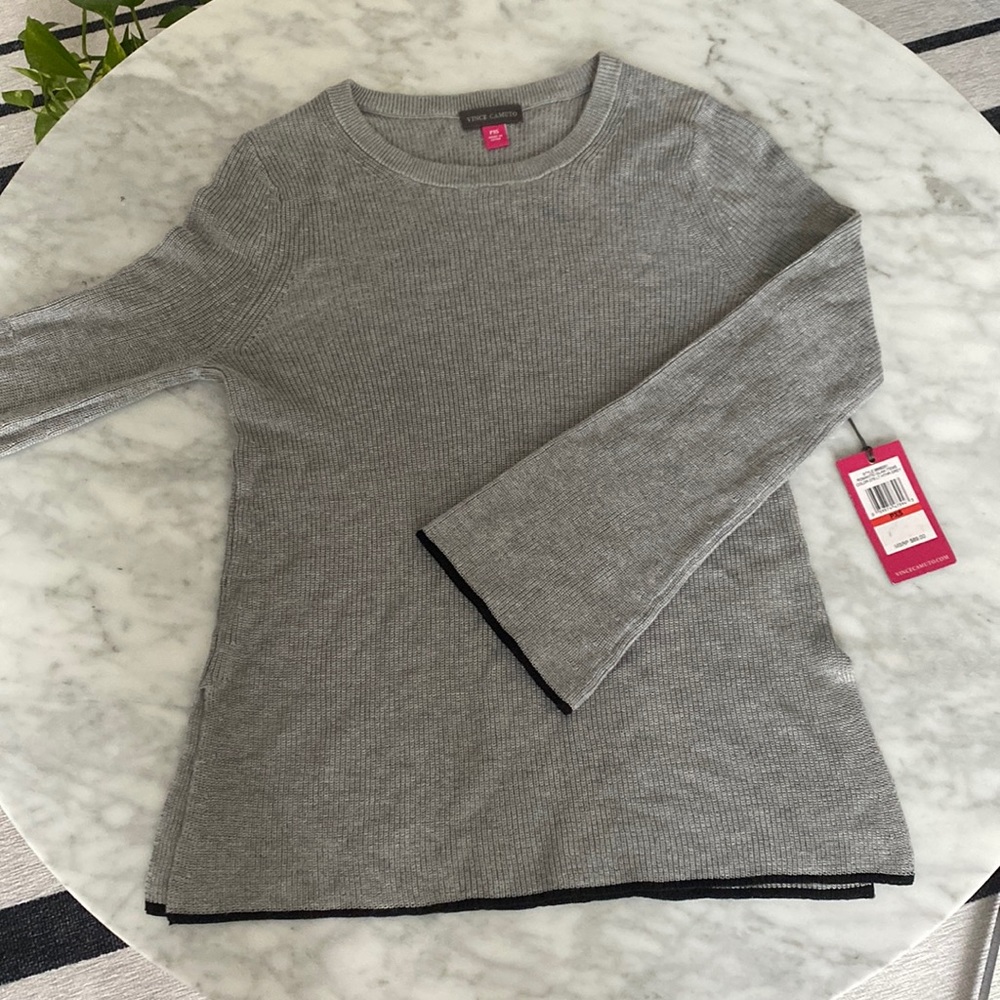 Vince Camuto - XSP Gray Sweater - New with Tags